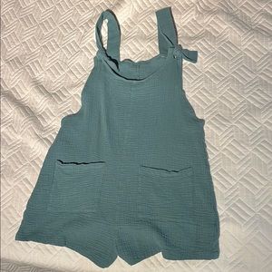 Women's Teal Romper